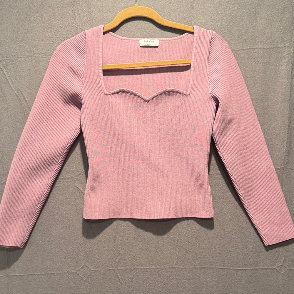 Babaton Mauve Knit Top